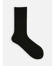 紡毛2×2リブソックス