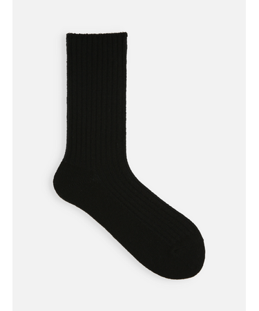 紡毛2×2リブソックス