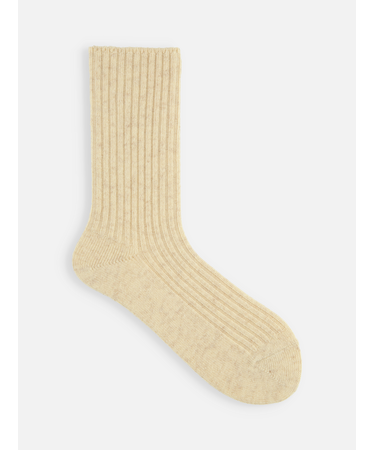 紡毛2×2リブソックス