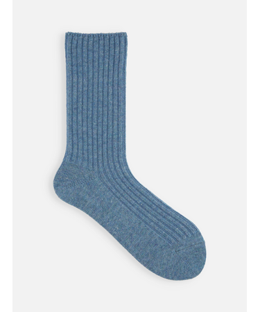 紡毛2×2リブソックス