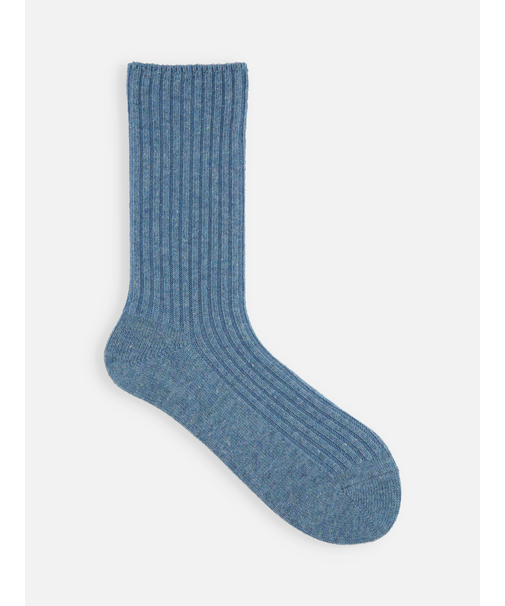紡毛2×2リブソックス