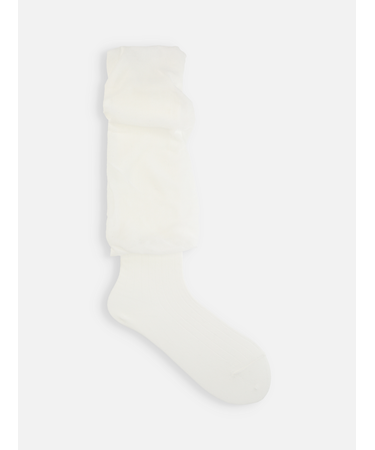 トップゆるゆるリブニーハイソックス