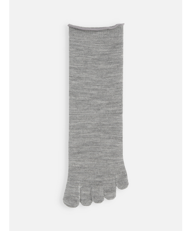 梳毛五本指ソックス