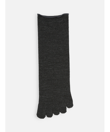 梳毛五本指ソックス