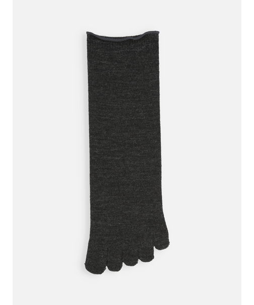 梳毛五本指ソックス