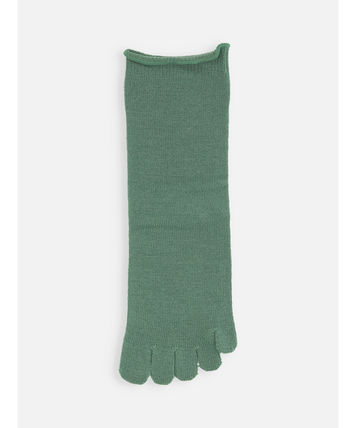 梳毛五本指ソックス