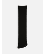 梳毛五本指ハイソックス