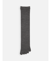 梳毛五本指ハイソックス