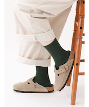 紡毛ベタショートソックス