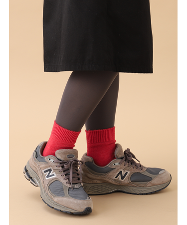 紡毛ベタショートソックス