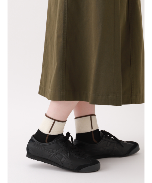 ボアパイピング風ショートソックス