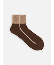 ボアパイピング風ショートソックス