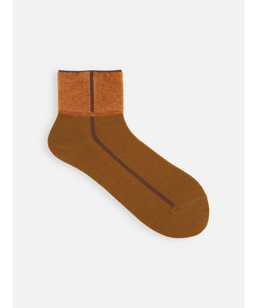 ボアパイピング風ショートソックス