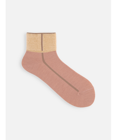 ボアパイピング風ショートソックス