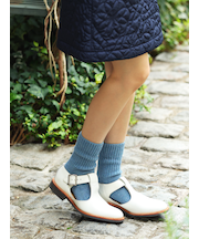 紡毛ローゲージリブベタソックス