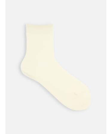 ハイゲージ梳毛ベタショートソックス