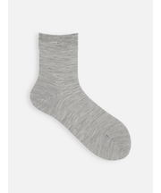 ハイゲージ梳毛ベタショートソックス