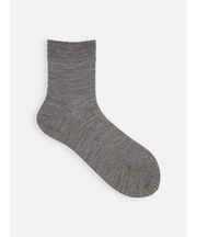 ハイゲージ梳毛ベタショートソックス