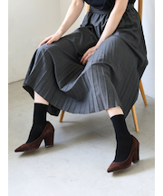 ハイゲージ梳毛ロールショートソックス