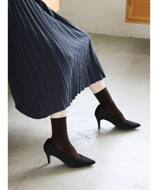 ハイゲージ梳毛ロールショートソックス