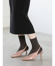 ハイゲージ梳毛ロールショートソックス