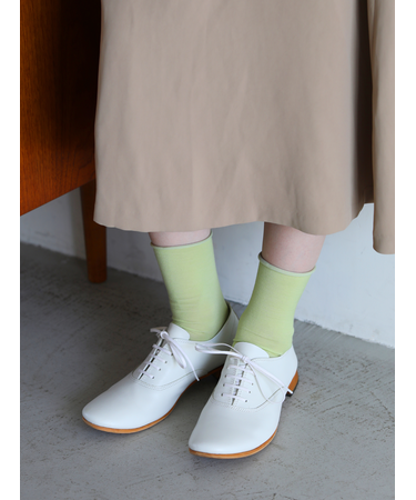 ハイゲージ梳毛ロールショートソックス