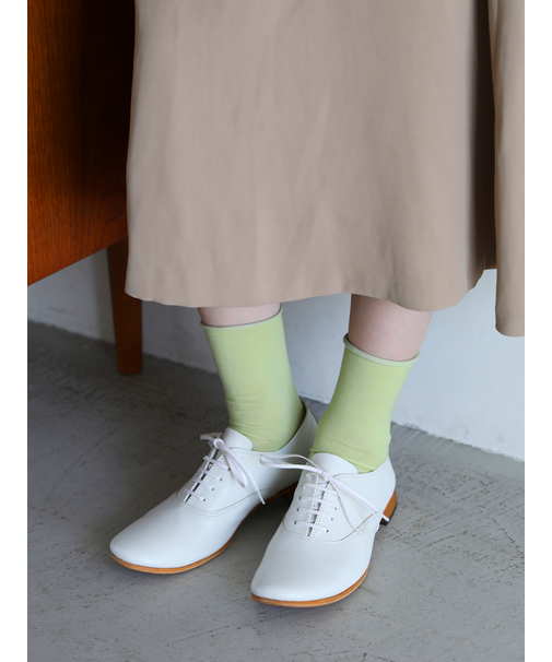 ハイゲージ梳毛ロールショートソックス