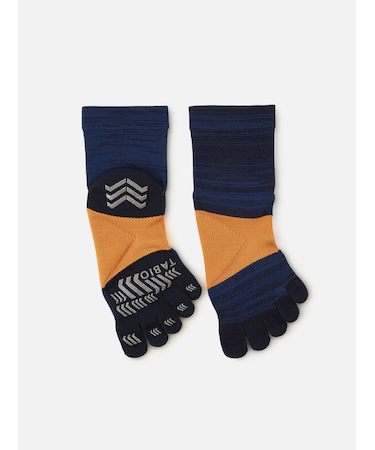 レーシングラン五本指メリノクルー丈ソックス（23.0～25.0cm）