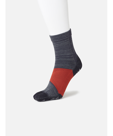 レーシングラン五本指メリノクルー丈ソックス（25.0～27.0cm）