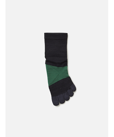 レーシングラン五本指メリノクルー丈ソックス（27.0～29.0cm）