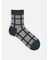 【Tabio MEN】WOOLウィンドウペインショート丈ソックス