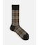 【Tabio MEN】WOOLドレスチェックレギュラー丈ソックス