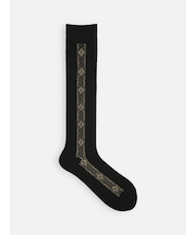 ダマスクお花ハイソックス