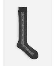 ダマスクお花ハイソックス