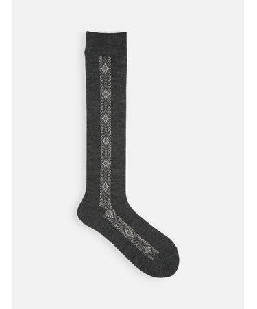 ダマスクお花ハイソックス