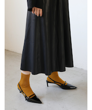 梳毛8×2リブショートソックス