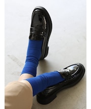 ハイゲージ梳毛ベタソックス