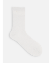 毛混ラメゴム長ソックス