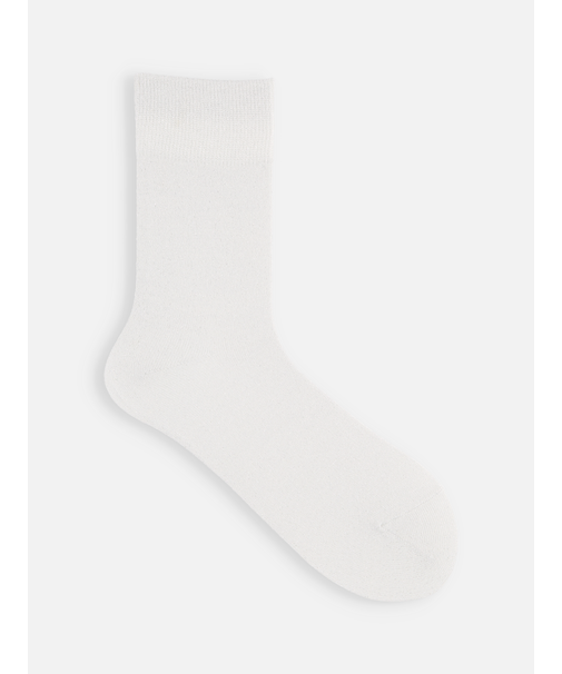 毛混ラメゴム長ソックス