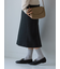 毛混ラメゴム長ソックス