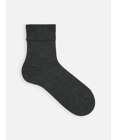 【Tabio MEN】毛混ゴムなしクルー丈ソックス