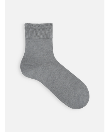 【Tabio MEN】毛混ゴムなしクルー丈ソックス