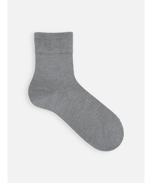 【Tabio MEN】毛混ゴムなしクルー丈ソックス