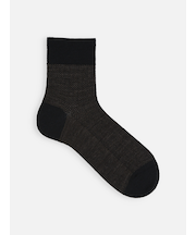 【Tabio MEN】ウールヘリンボンショート丈ソックス