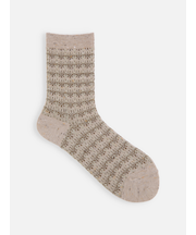 毛混ツイードネップJQソックス