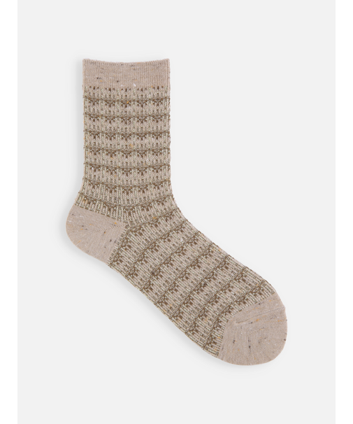 毛混ツイードネップJQソックス