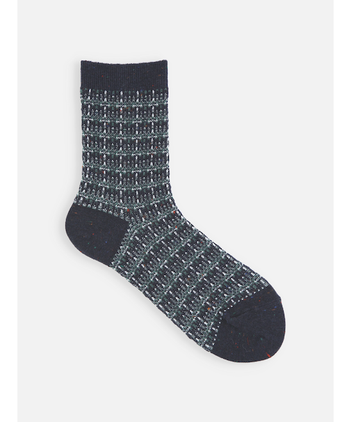 毛混ツイードネップJQソックス