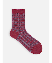 毛混ツイードネップJQソックス