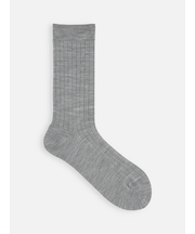 梳毛8×2リブソックス