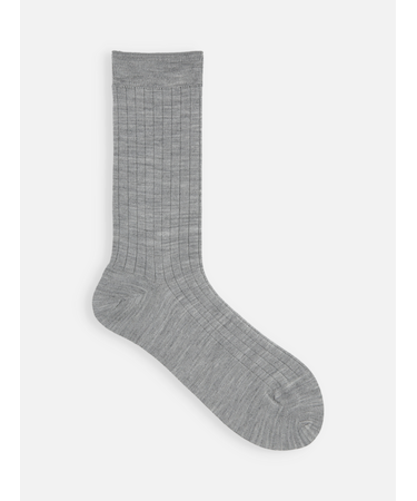 梳毛8×2リブソックス